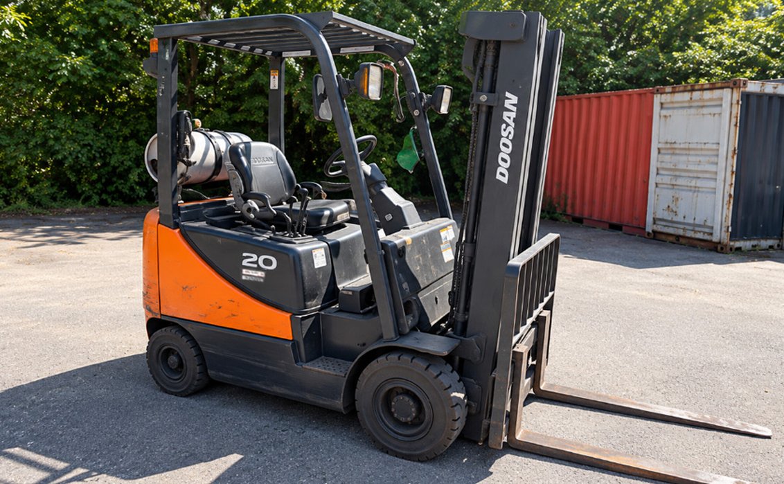 2015 Doosan G20SC-5 IC Pneumatic Forklift 