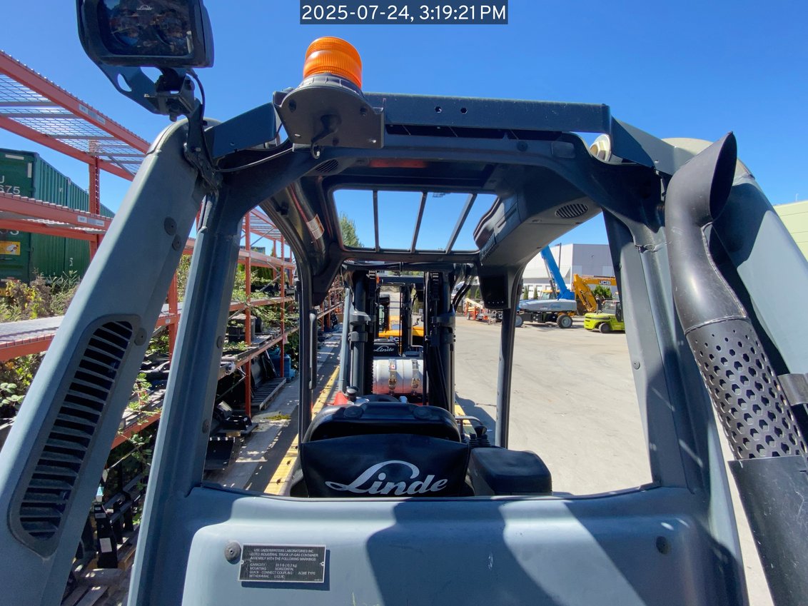 Linde H25 IC Pneumatic Forklift 3-Stage 