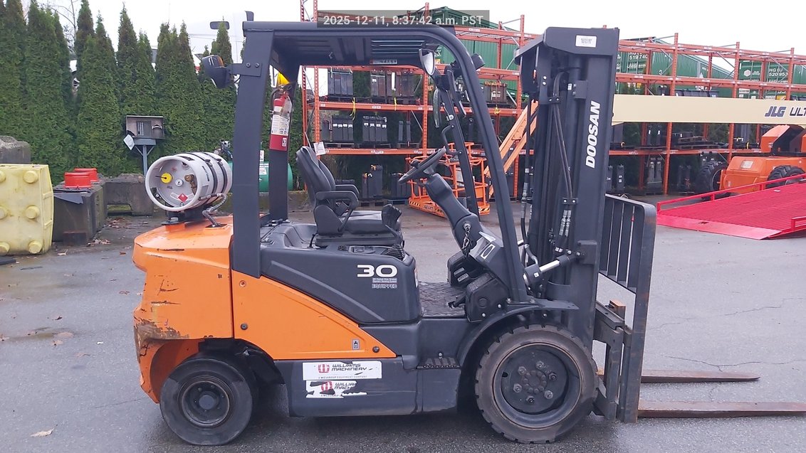 2022 Doosan G30E-5 IC Pneumatic Forklift 