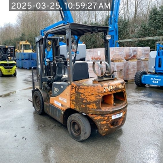 2007 Doosan G30E-5 IC Pneumatic Forklift 