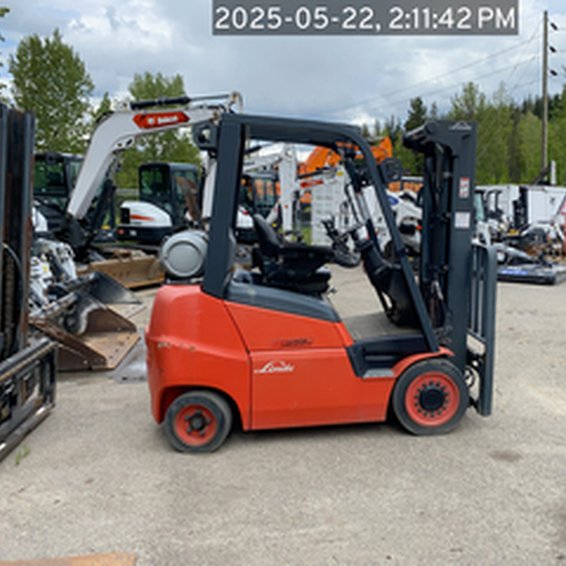 2015 Linde H25 IC Pneumatic Forklift 3-Stage 