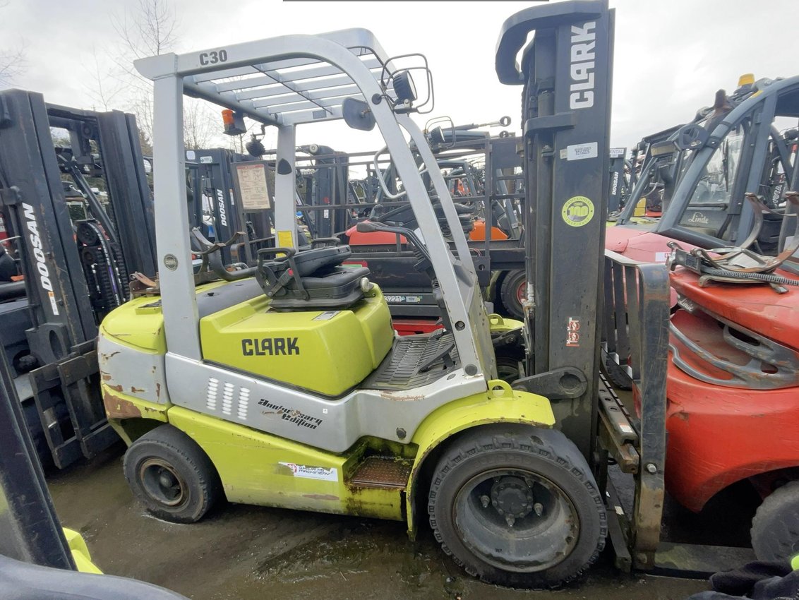 2017 Clark C30 IC Pneumatic Forklift 