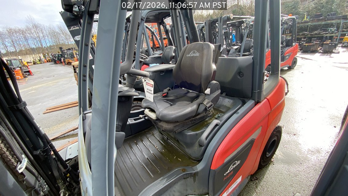 Linde H25 IC Pneumatic Forklift 3-Stage 