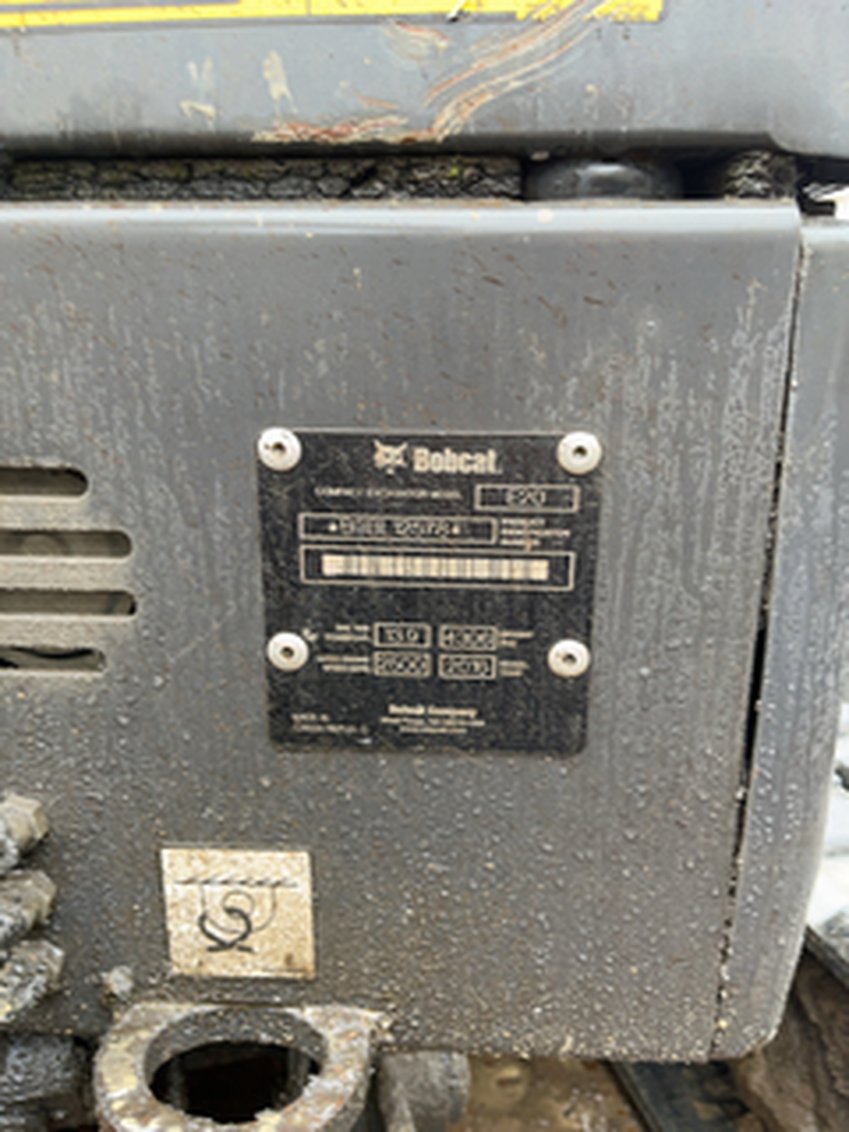 2016 Bobcat E20 Mini Excavator 