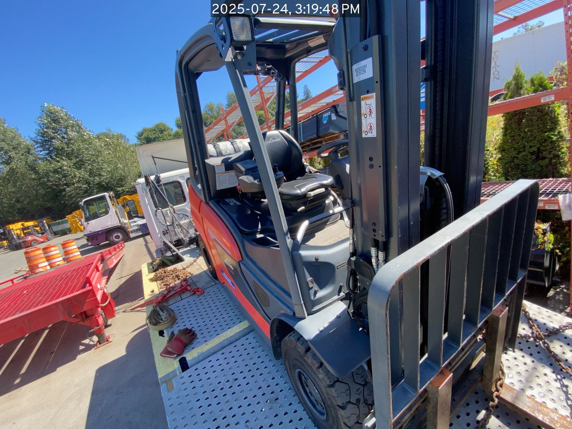 Linde H25 IC Pneumatic Forklift 3-Stage 