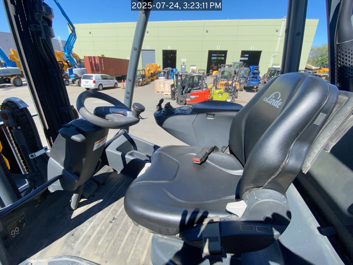 Linde H25 IC Pneumatic Forklift 3-Stage 