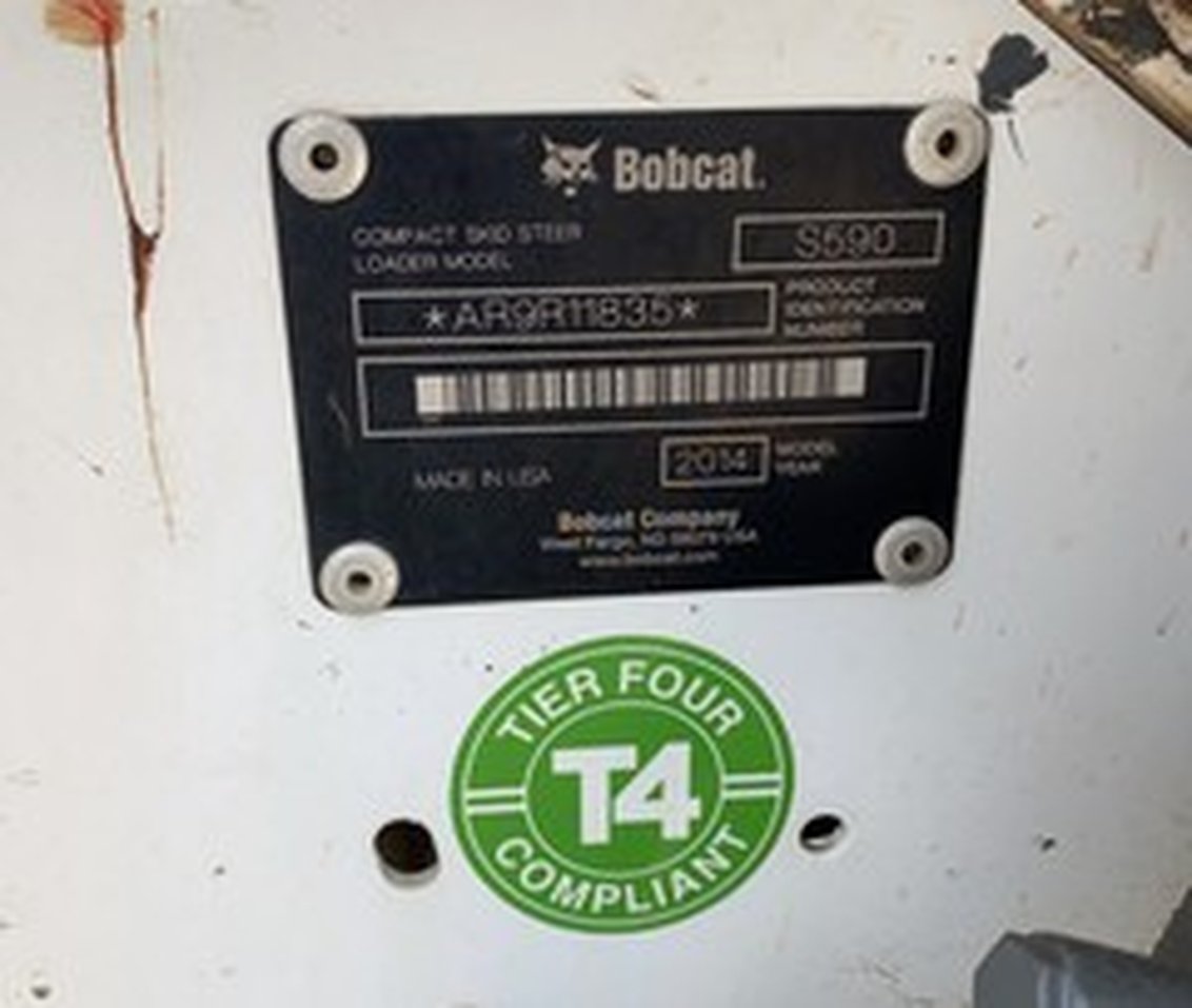 2014 Bobcat S590 SKID STEER LOADER - S590 -  
