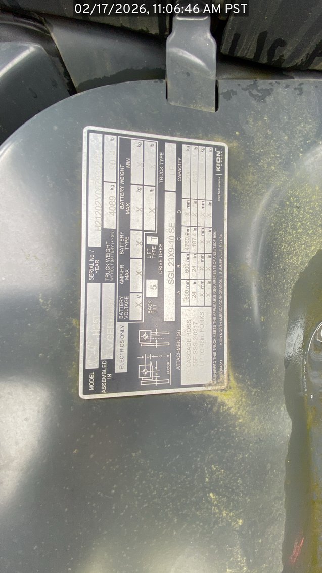 Linde H25 IC Pneumatic Forklift 3-Stage 