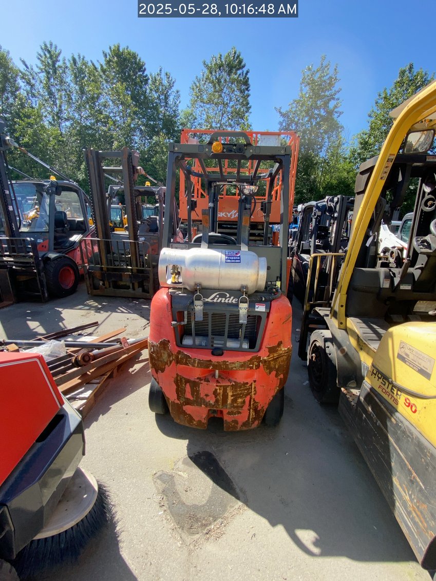 2017 Linde H25 IC Pneumatic Forklift 3-Stage 