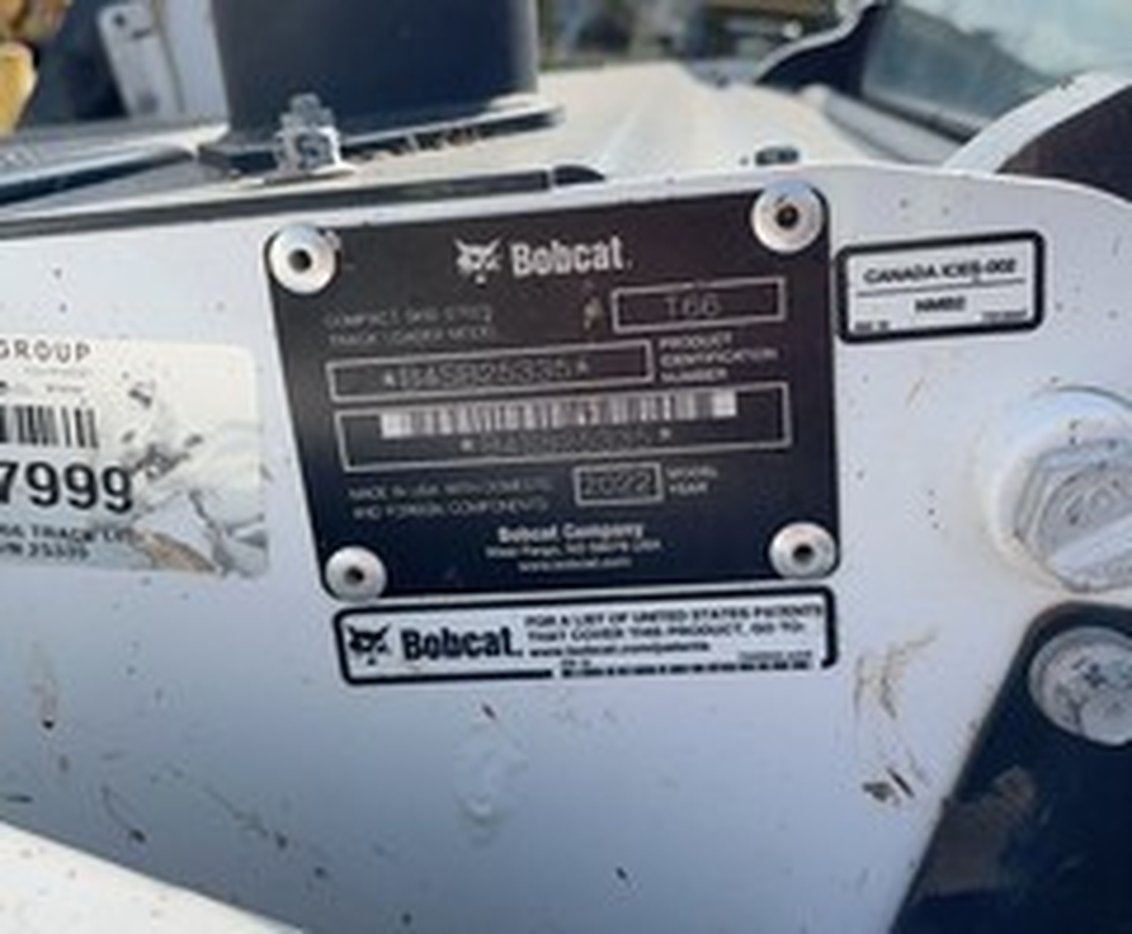 2022 Bobcat T66 Compact Track Loader 