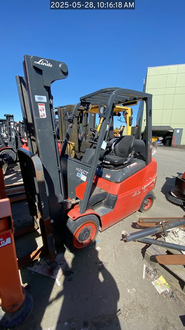 2017 Linde H25 IC Pneumatic Forklift 3-Stage 