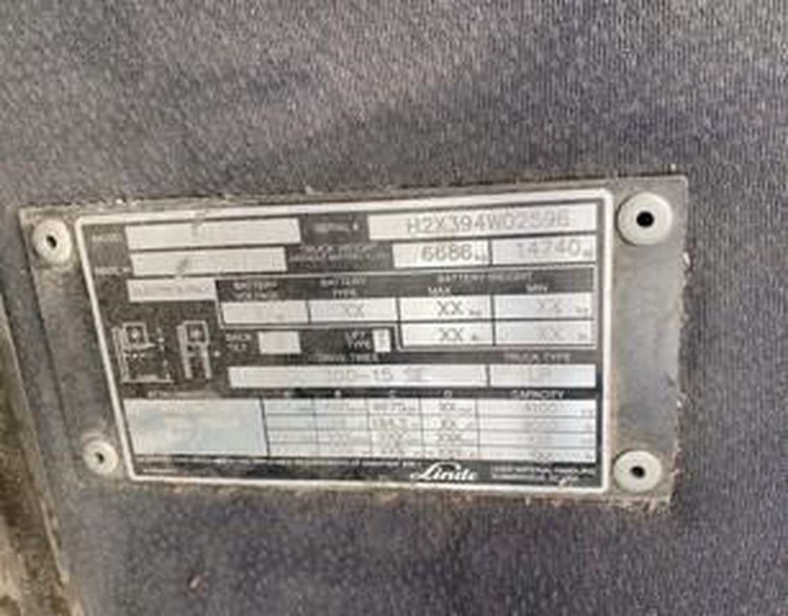 2010 Linde H45 IC Pneumatic Forklift 
