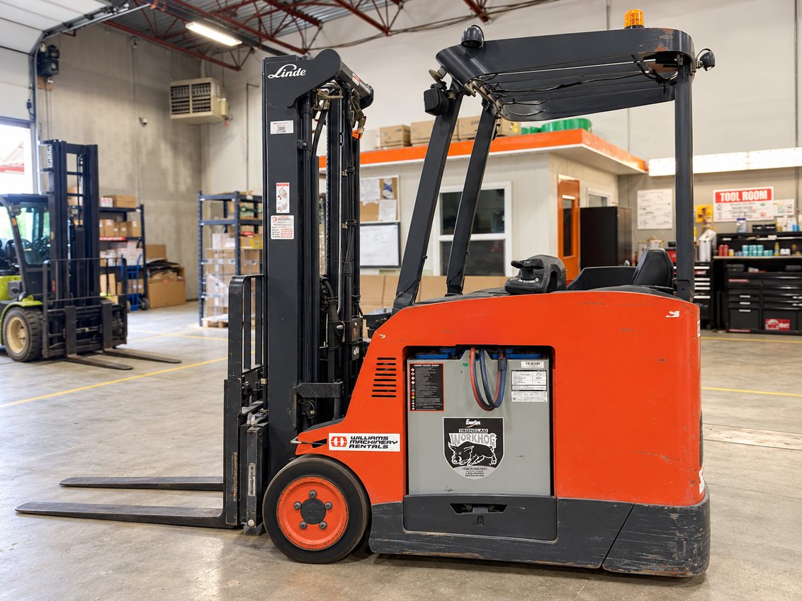 2019 Linde E20 Electric Cushion Forklift 