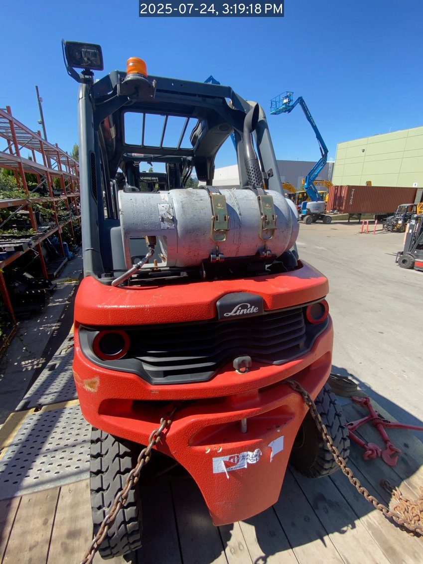 Linde H25 IC Pneumatic Forklift 3-Stage 