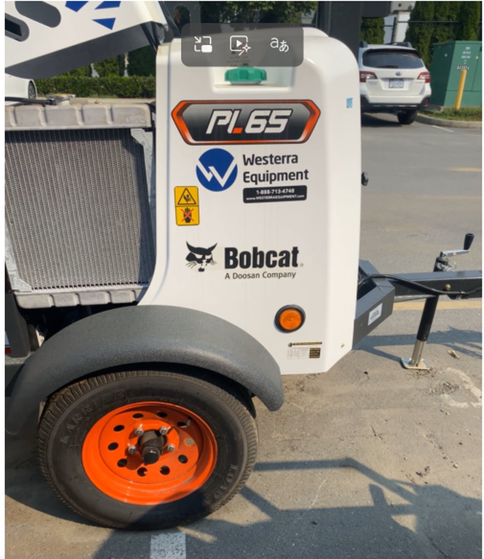 2025 Bobcat  PL65WKBT-60HZ-T4F LIGHT TOWER - PL65WKBT-60HZ-T4F -  