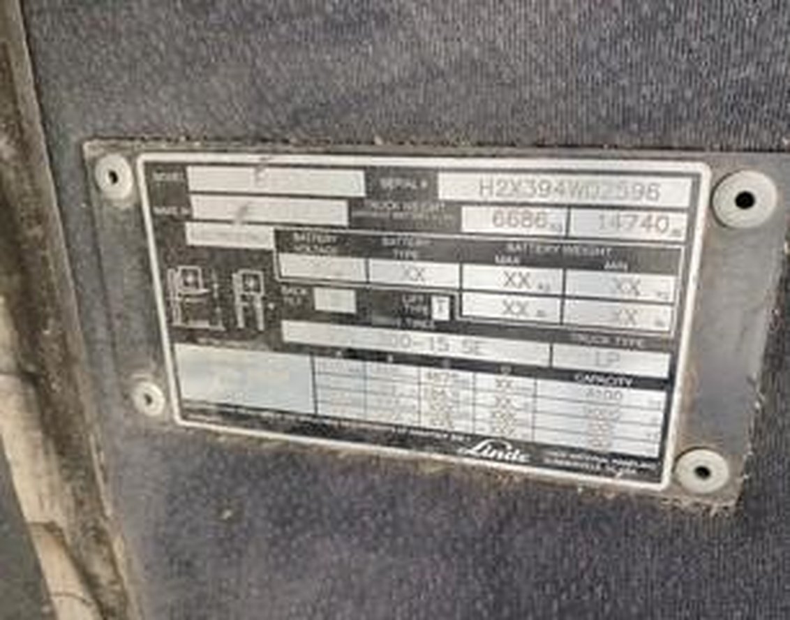 2010 Linde H45 IC Pneumatic Forklift 