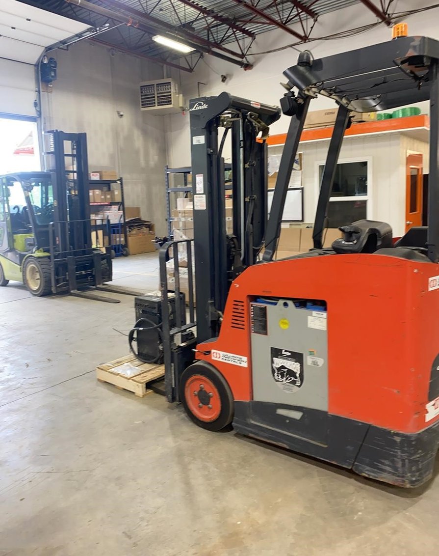 2019 Linde E20 Electric Cushion Forklift 