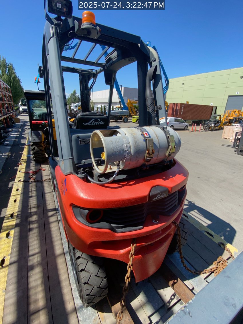 Linde H25 IC Pneumatic Forklift 3-Stage 