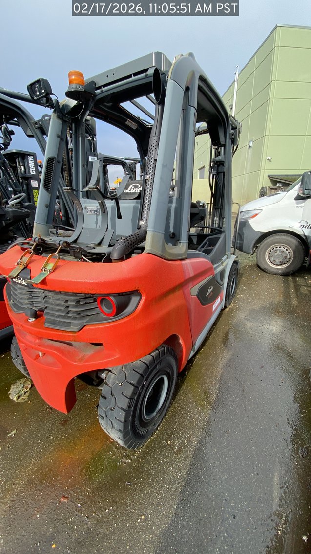 Linde H25 IC Pneumatic Forklift 3-Stage 