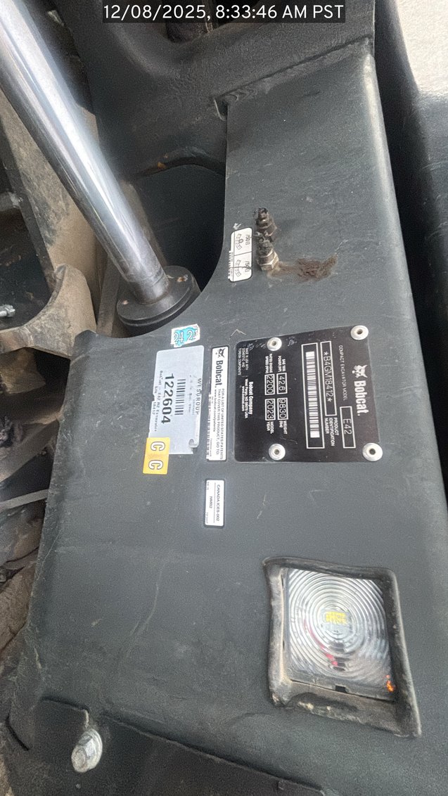 2023 Bobcat E42 Mini Excavator 