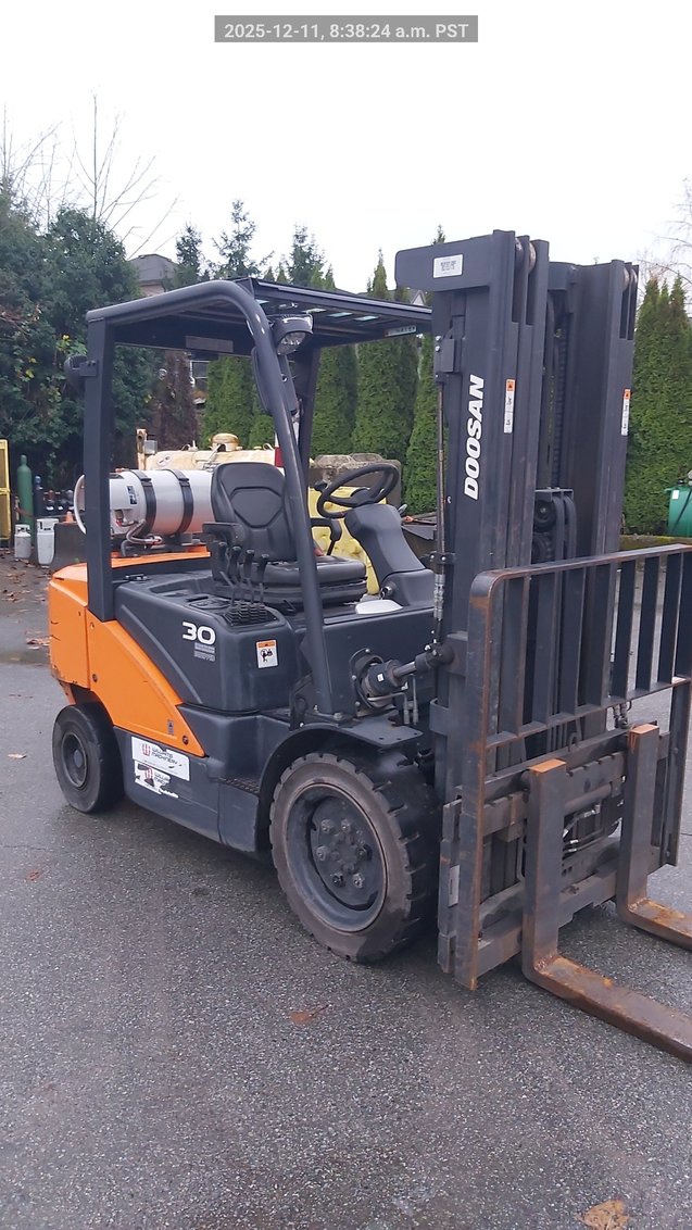 2022 Doosan G30E-5 IC Pneumatic Forklift 