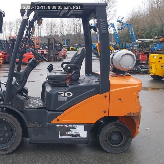 2022 Doosan G30E-5 IC Pneumatic Forklift 