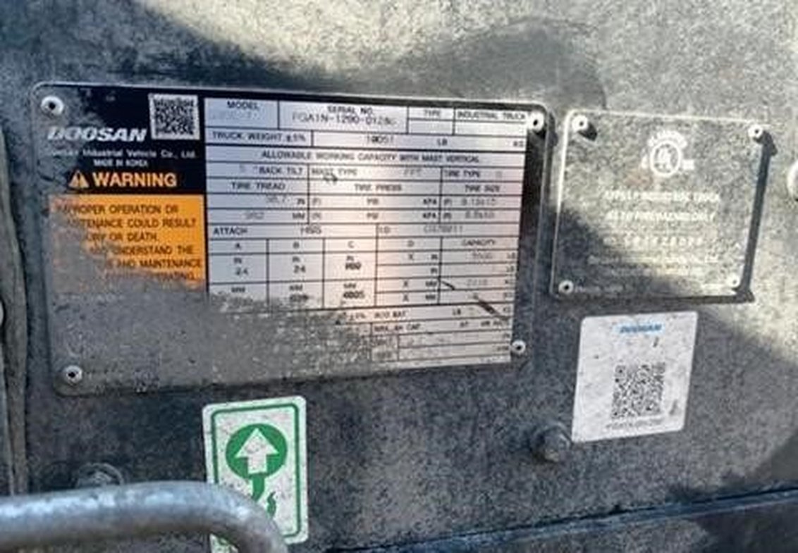2023 Doosan G30E-5 IC Pneumatic Forklift 