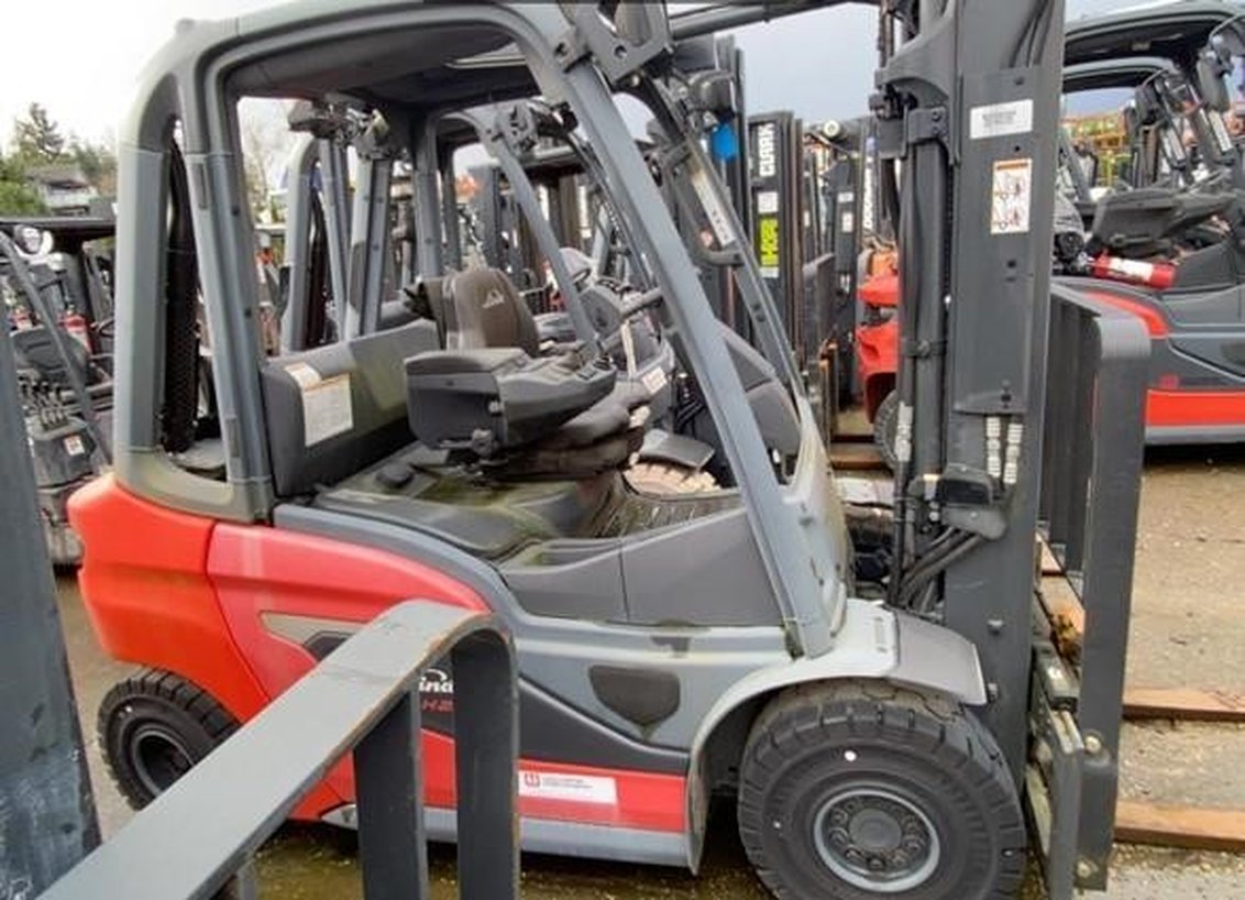 2022 Linde H25 IC Pneumatic Forklift 3-Stage 