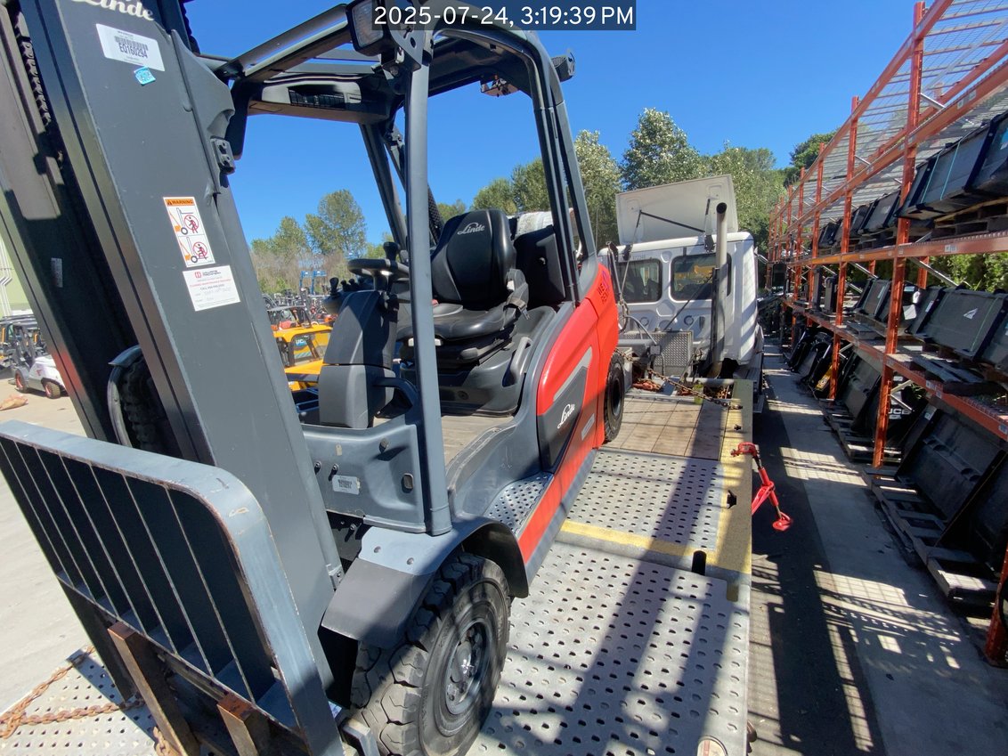 Linde H25 IC Pneumatic Forklift 3-Stage 