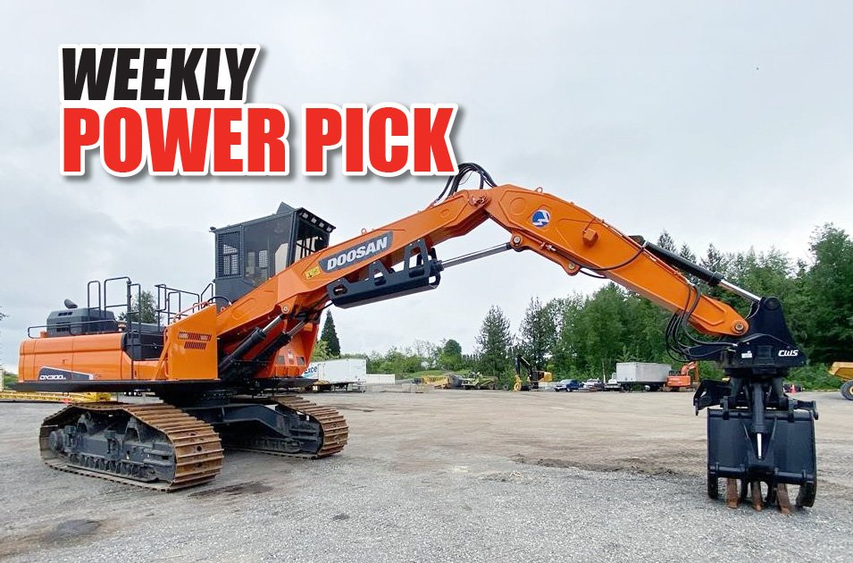 Weekly Power Pick: Save $150,000 on the Doosan DX300LL-5 Log Loader