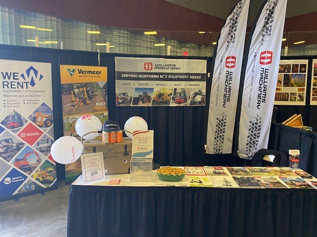 Williams Machinery at the Terrace Chamber of Commerce Tradeshow 2024
