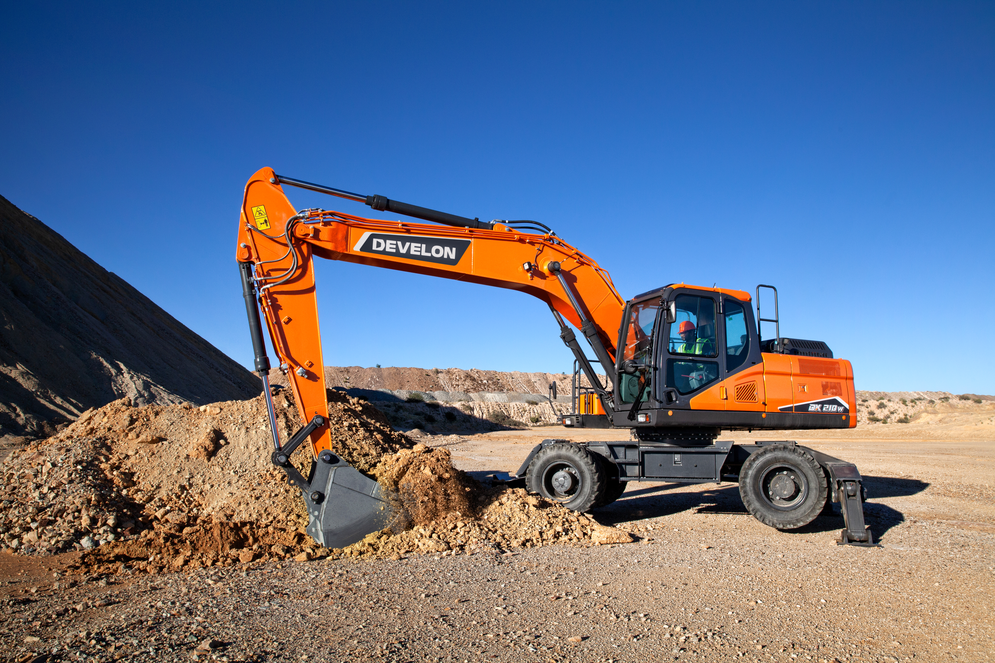 Get 0% Finance or Cash Rebates on DEVELON Wheel Excavators