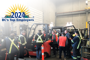 Wesgroup Equipment Named BC Top Employer for 7th Year in a Row