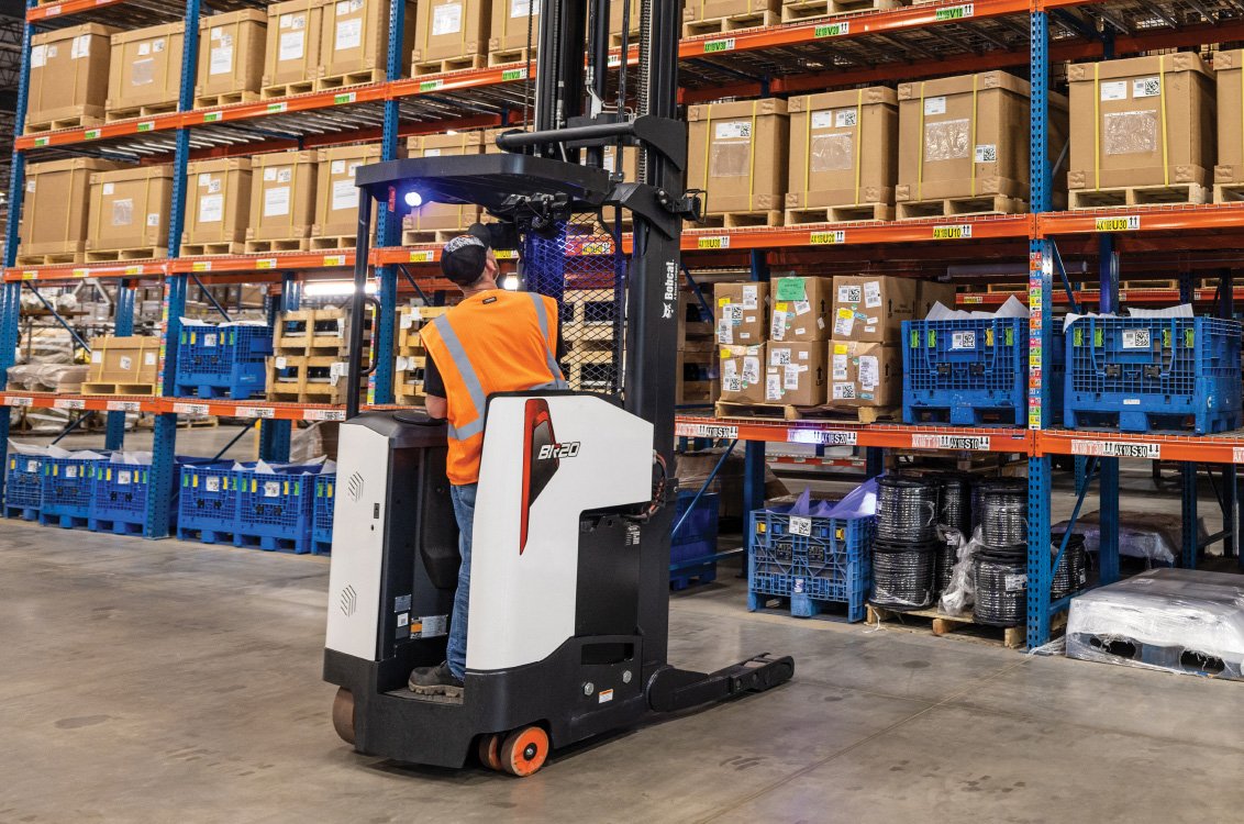 Bobcat BR20SP-7 Plus Electric Narrow Aisle Forklift - Warehousing