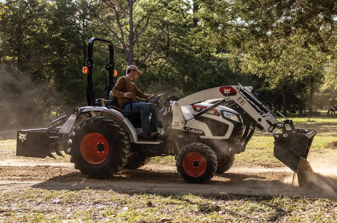 Bobcat CT2025 Compact Tractor landscaping