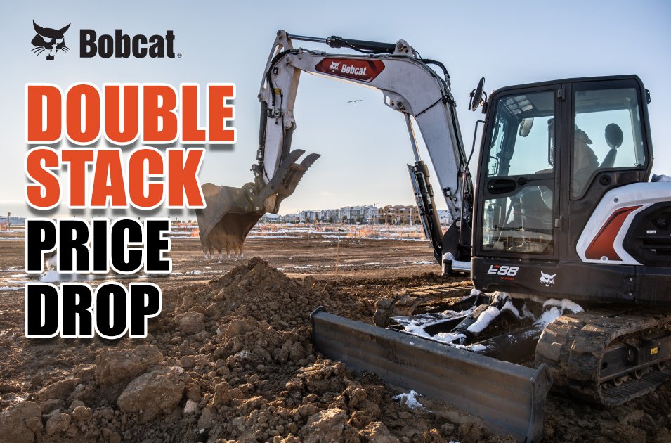 0% Financing PLUS up to $14,750 Off Bobcat Mini Excavators