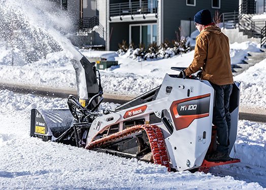 Bobcat MT100 with Snow Blower