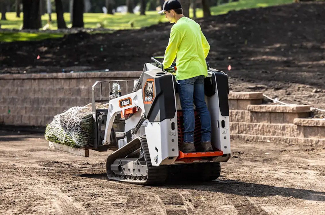 Bobcat MT120 Mini Track Loader landscaping