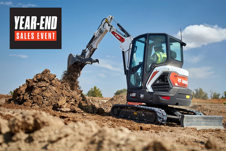 Bobcat Mini Excavators: 0% for 60 Months + Up to $15,000 in Bonus Rebates or Up to $16,200 Cash Back