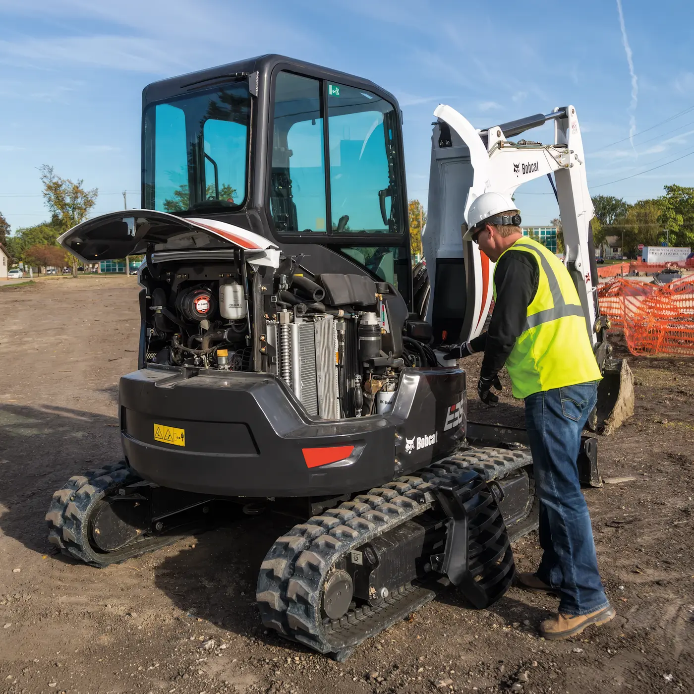 Bobcat Service Technician Mini Excavator