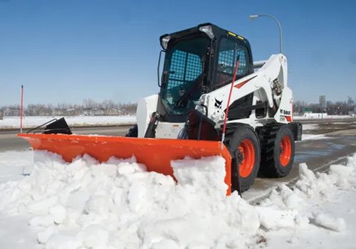 Bobcat Skid-Steer Snow Removal
