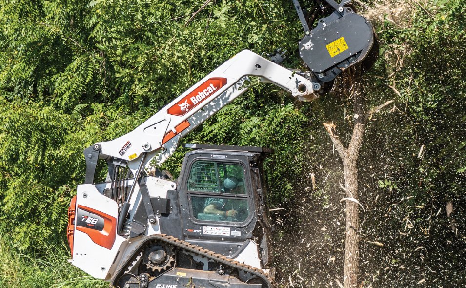 Bobcat T86 Track Loader with Mulcher