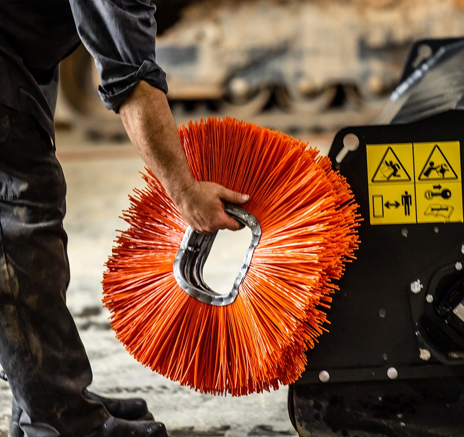Bobcat sweeper brush