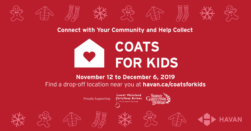 Wesgroup Equipment Supports HAVAN's Coats for Kids Campaign