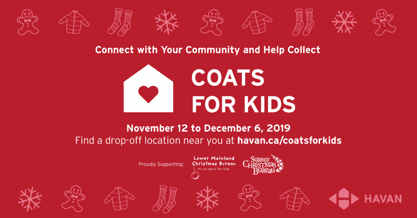 Wesgroup Equipment Supports HAVAN's Coats for Kids Campaign Wesgroup Equipment Supports HAVAN's Coats for Kids Campaign