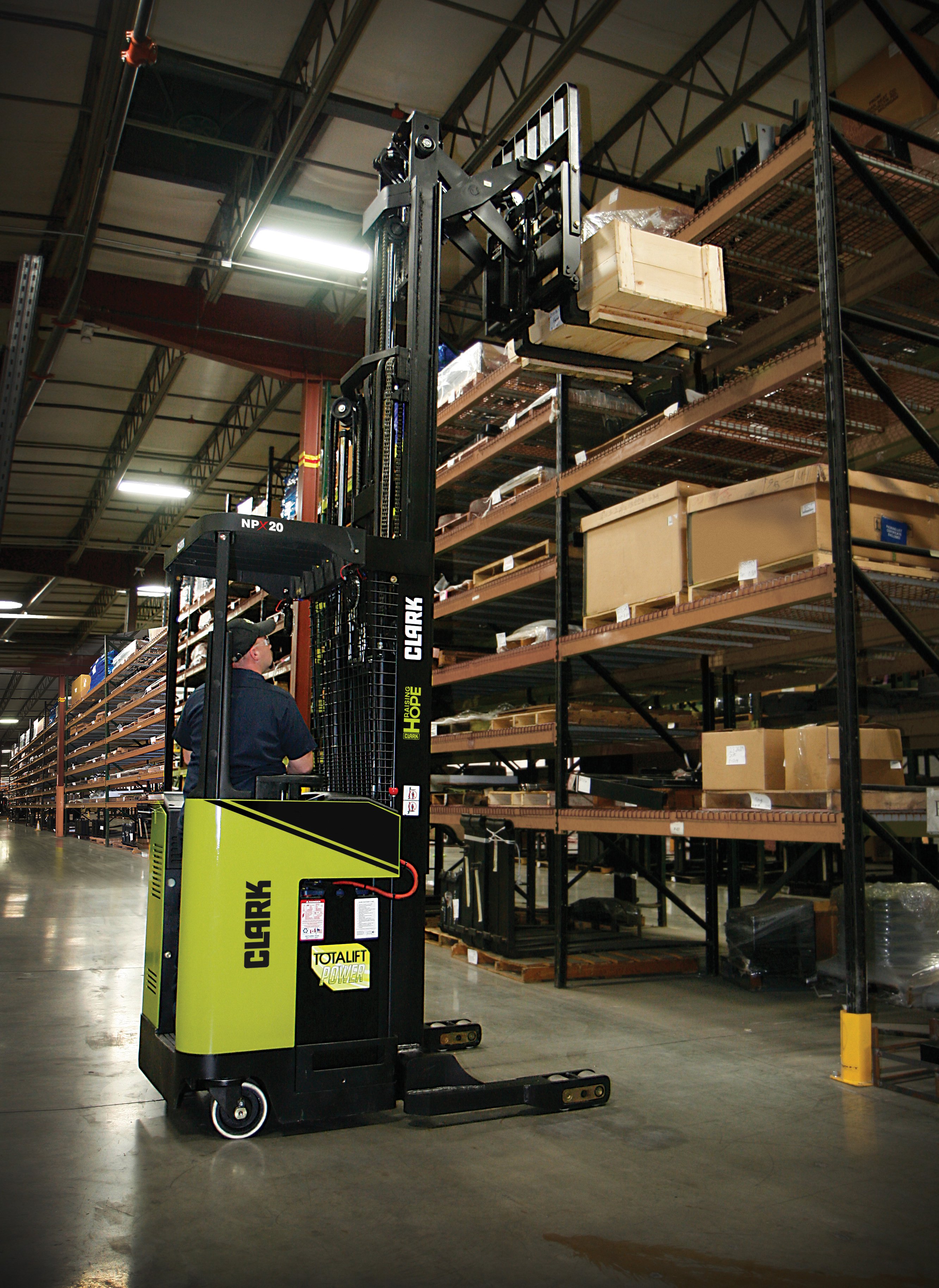 Benefits and Types of Narrow Aisle Forklifts for the Warehousing Industry