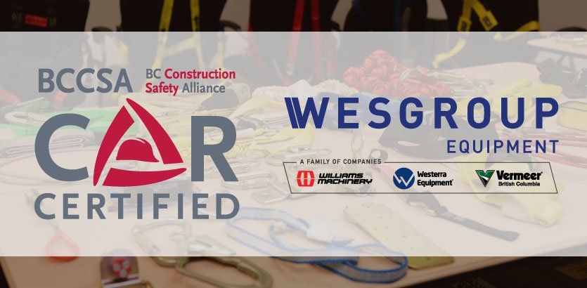 Wesgroup Equipment Receives COR Certification