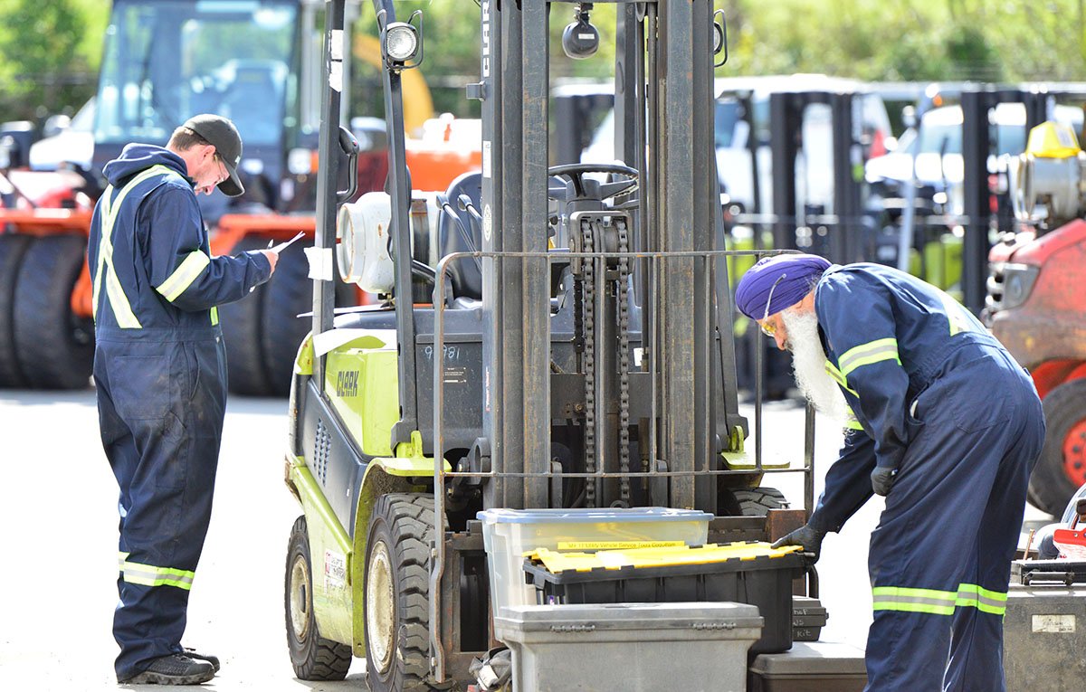Forklift Repair On-Site