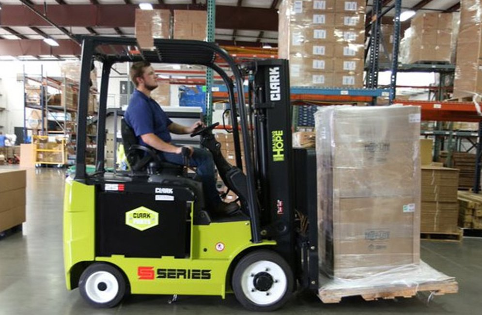 Power & Protection: 0% Financing + 5-Year Warranty on Clark Electric Forklifts