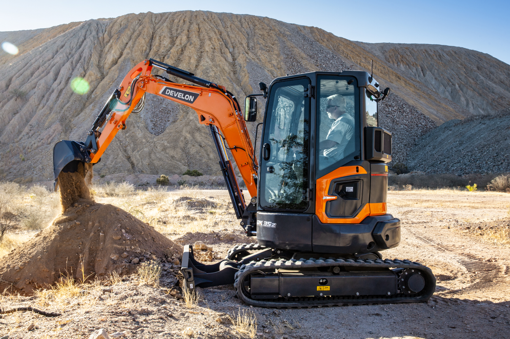 Dig Deeper, Spend Less: DEVELON DX35 for $75,000
